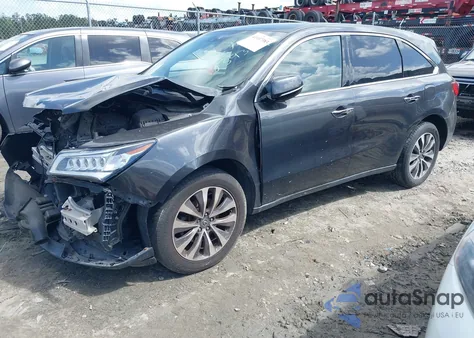 2015 Acura Mdx Technology Package из США, поврежденный, VIN 5FRYD3H43FB012359